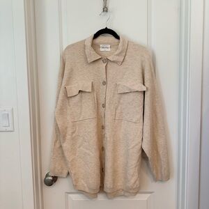 Aritzia Wilfred Free Cardigan - Cream (L)